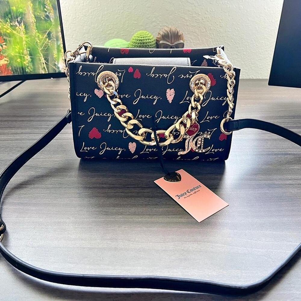 Juicy Couture Mini Tote Black Handbag - Picture 8 of 8